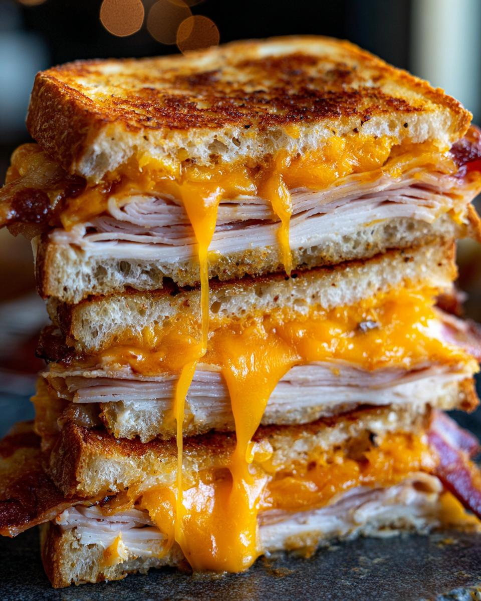 Turkey Cheddar Melt Sandwich - detail 3