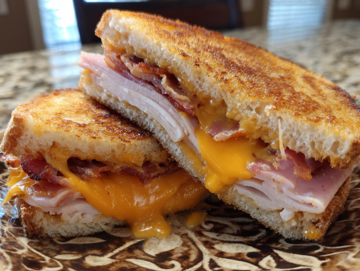 Amazing 15 Minute Turkey Cheddar Melt Sandwich