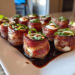 Turkey Wrapped Mozzarella Bites