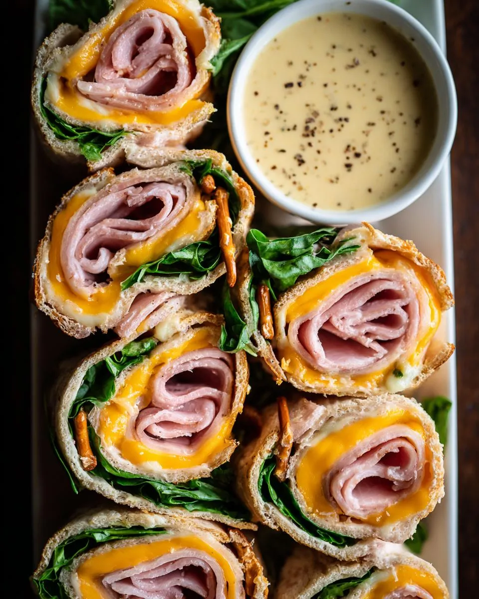 Turkey and Cheese Roll-Ups - detail 1