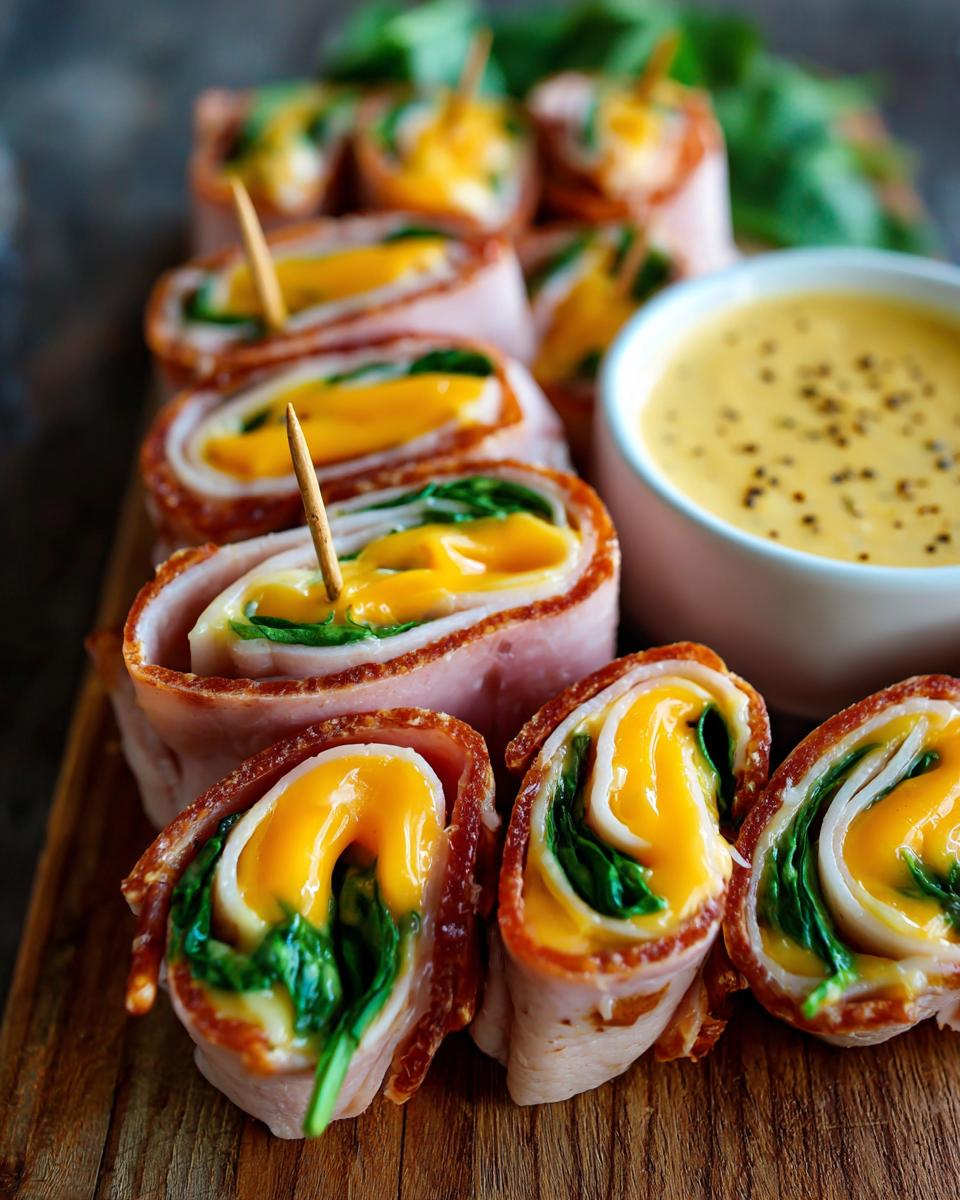 Turkey and Cheese Roll-Ups - detail 2