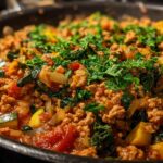 Turkey zucchini skillet