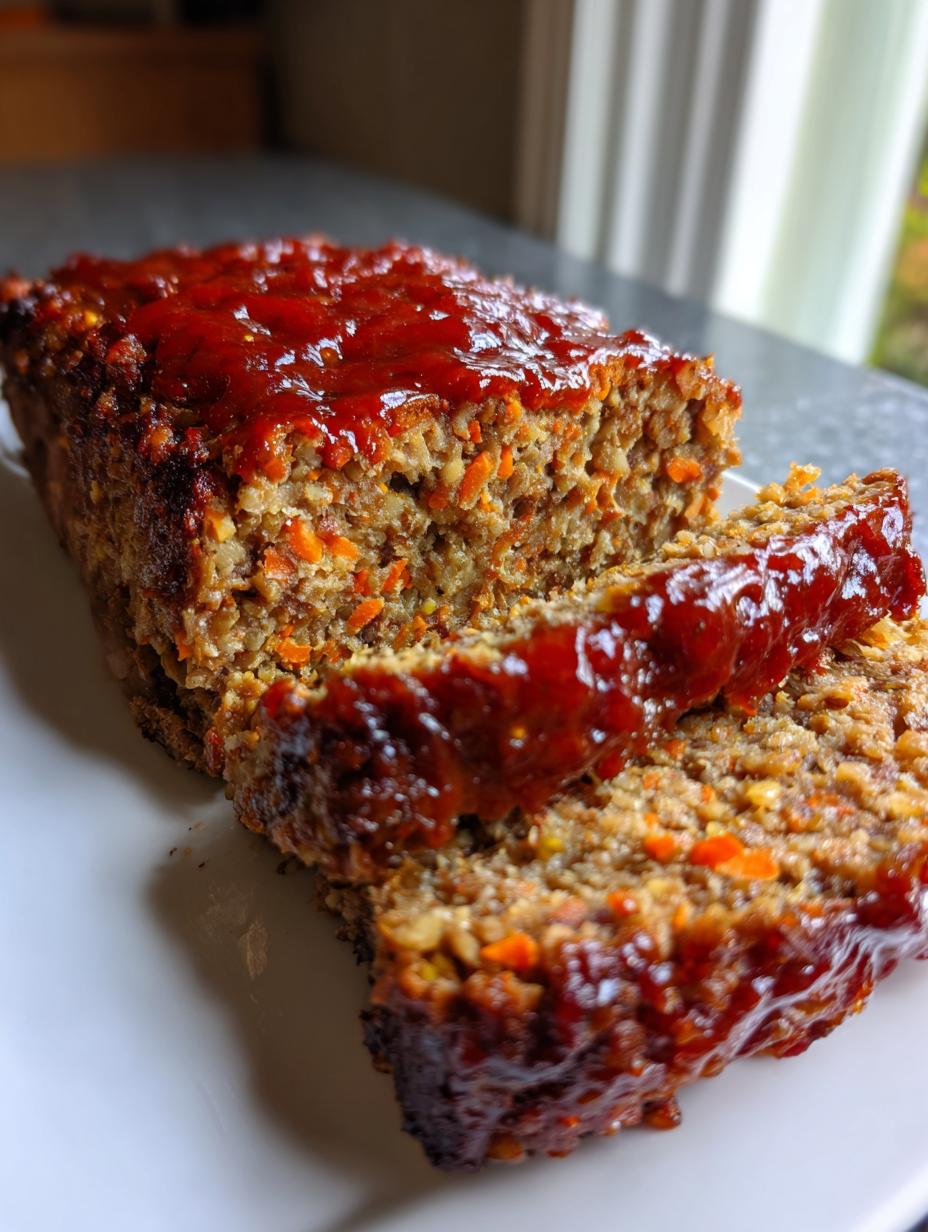 Vegan Meatloaf - detail 2