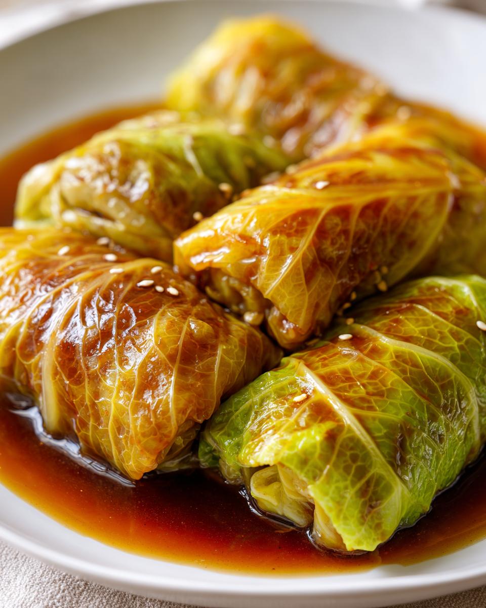 Vegan cabbage rolls - detail 1