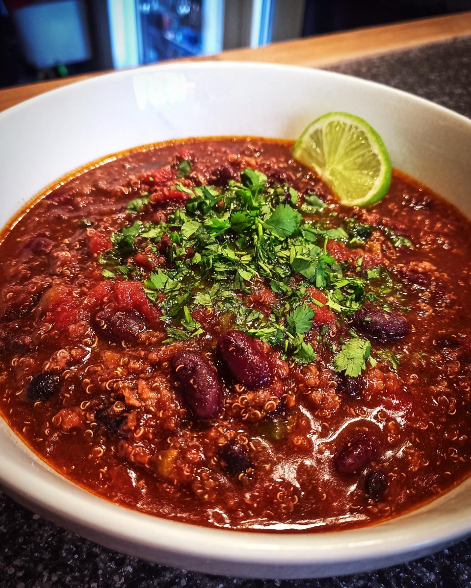 Vegetarian Chili - detail 1