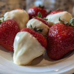 White chocolate strawberries