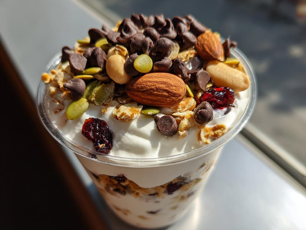 5 Minute Yogurt Trail Mix Cups Magic