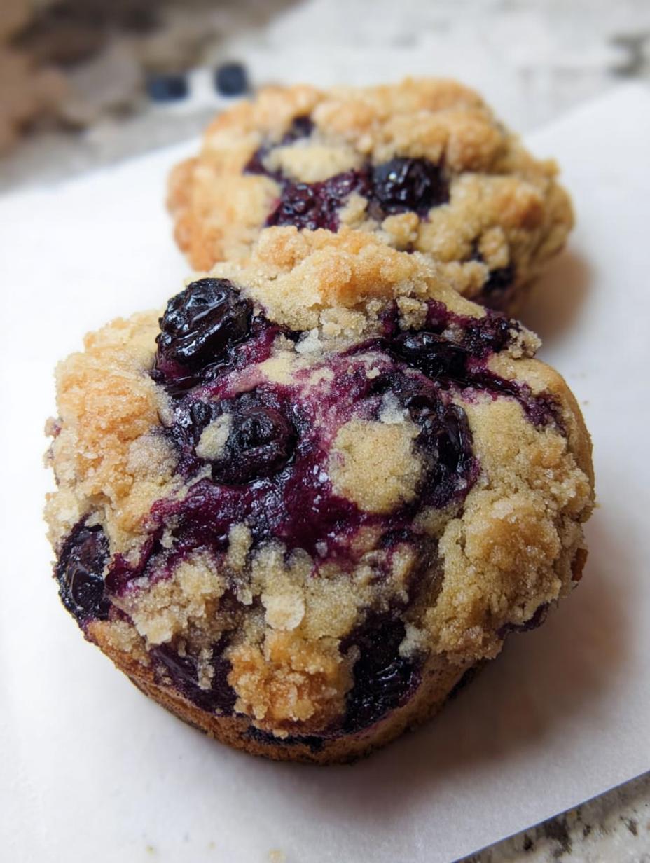 Amazing blueberry muffin cookies in 8 steps 5 blueberry muffin cookies - detail 2
