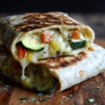 bread-based dinner wrap