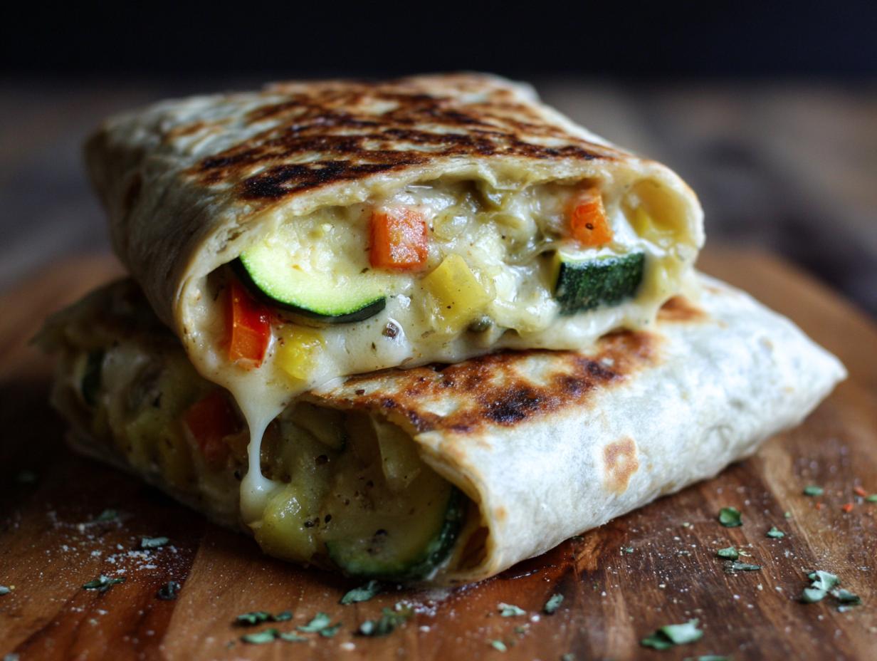 Amazing 4-ingredient bread-based dinner wrap