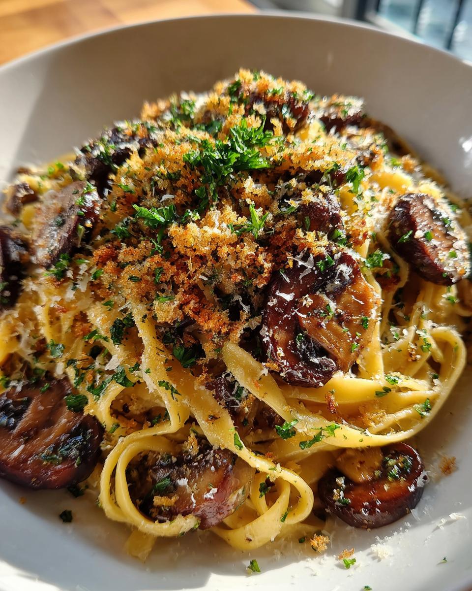 Master 1 brown butter mushroom pasta magic 4 brown butter mushroom pasta - detail 1