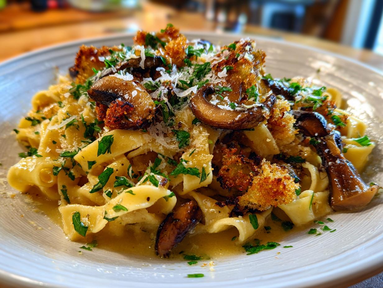 Master 1 brown butter mushroom pasta magic