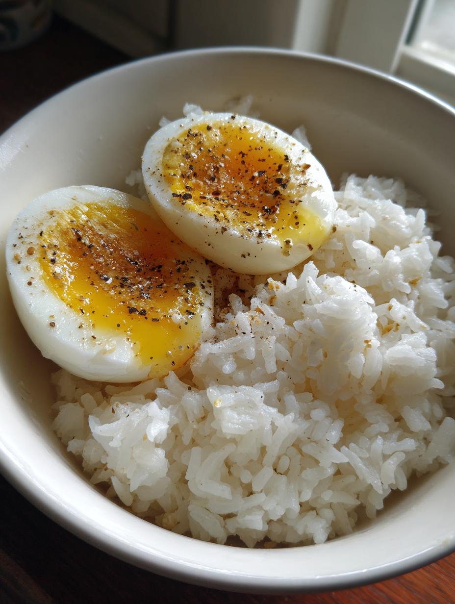 butter rice with eggs - detail 1