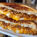 caramelized onion grilled cheese