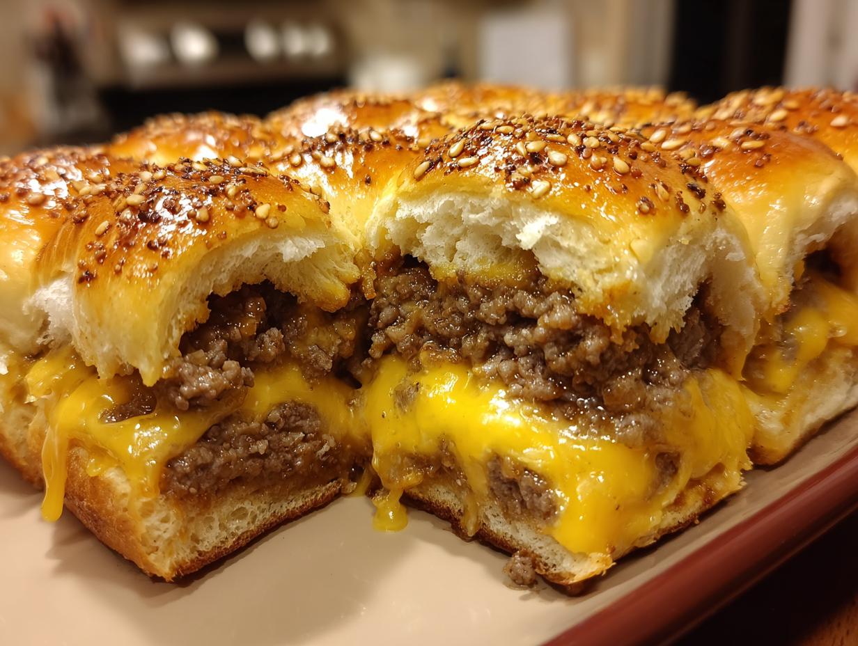 Amazing 12-minute cheeseburger sliders