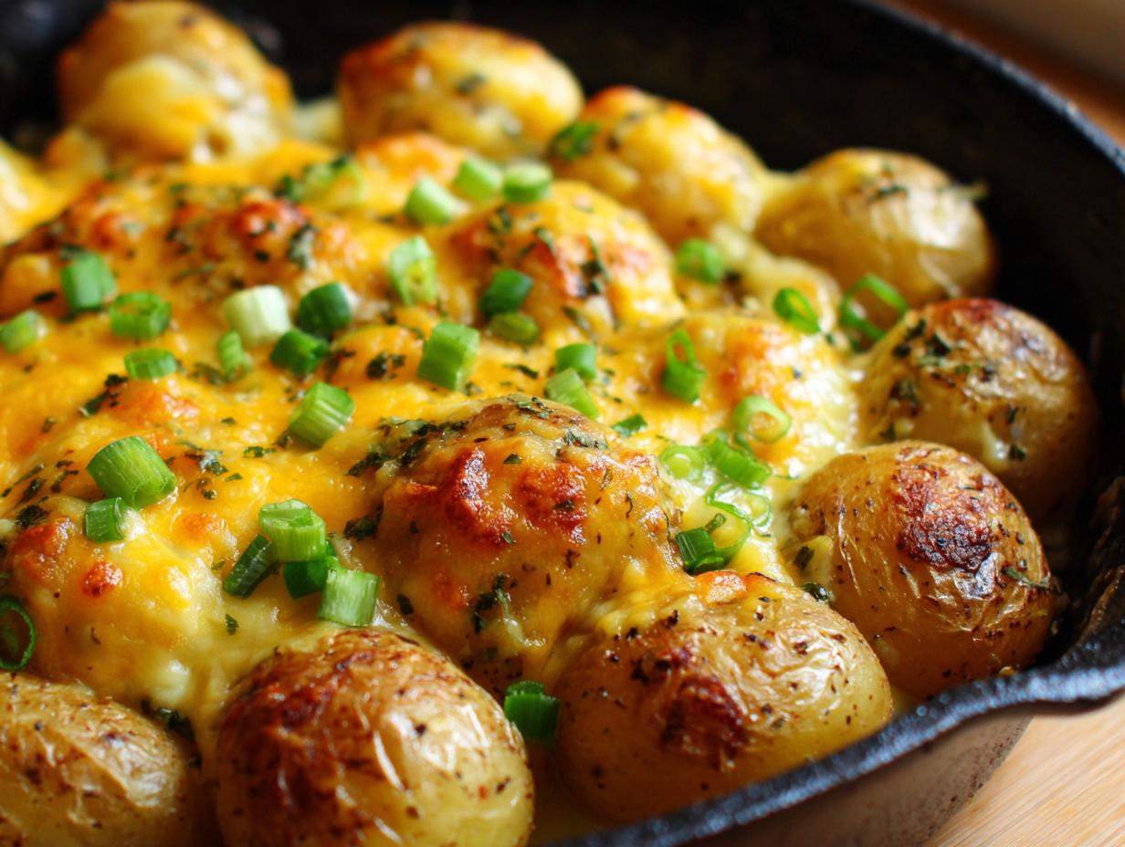 Amazing cheesy potato pan dinner in 15 mins