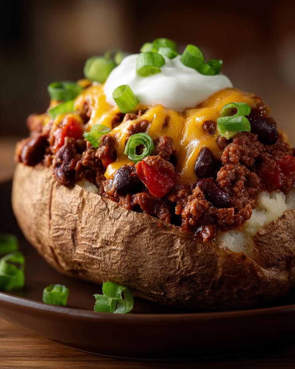 Amazing 30-Min chili stuffed baked potatoes 5 chili stuffed baked potatoes - detail 2