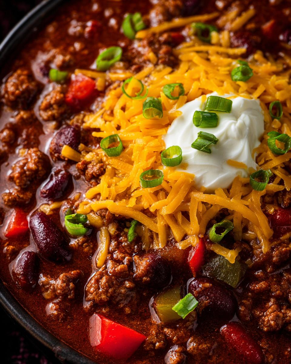 chili with cocoa - detail 1