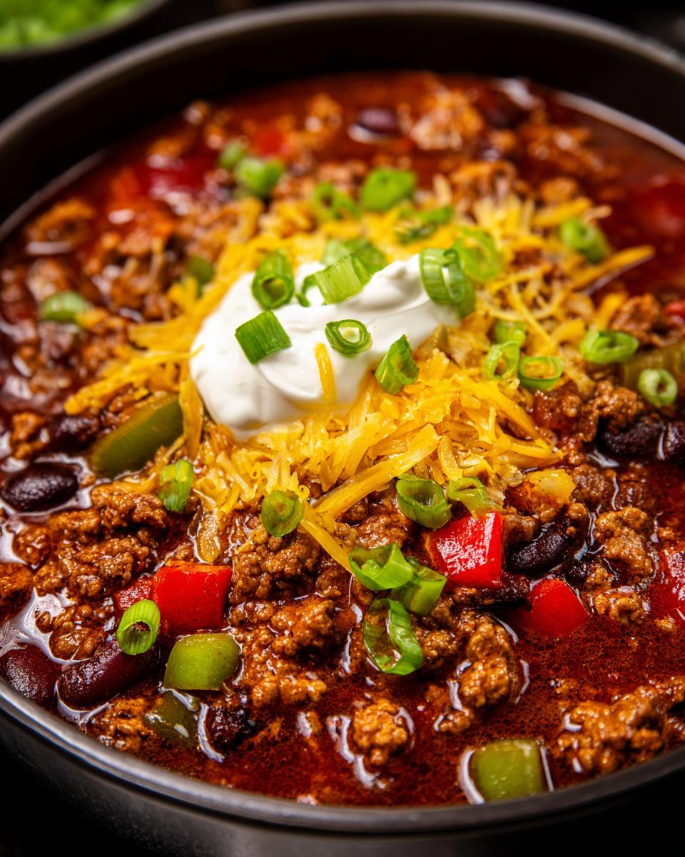 chili with cocoa - detail 2