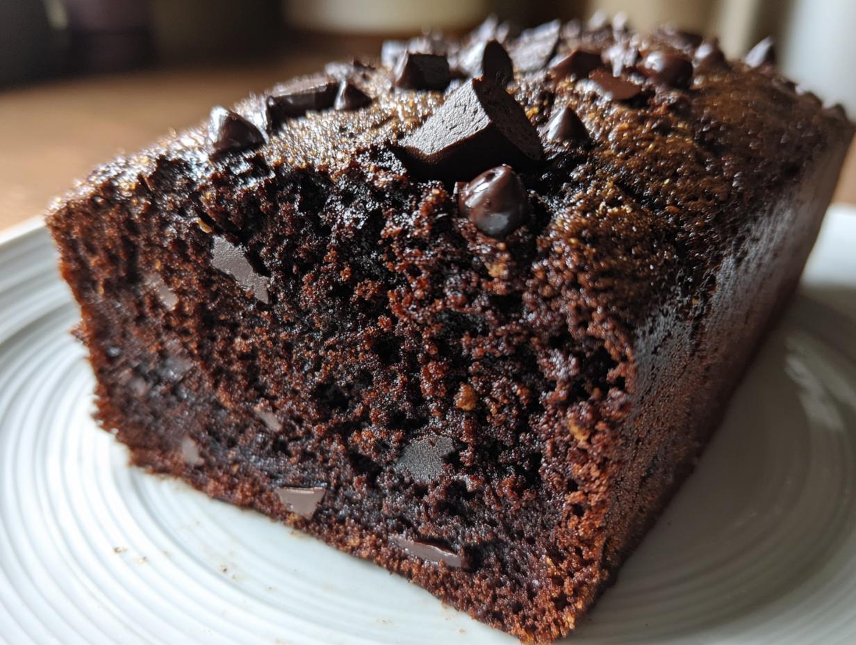 Amazing chocolate banana bread: 15 min prep