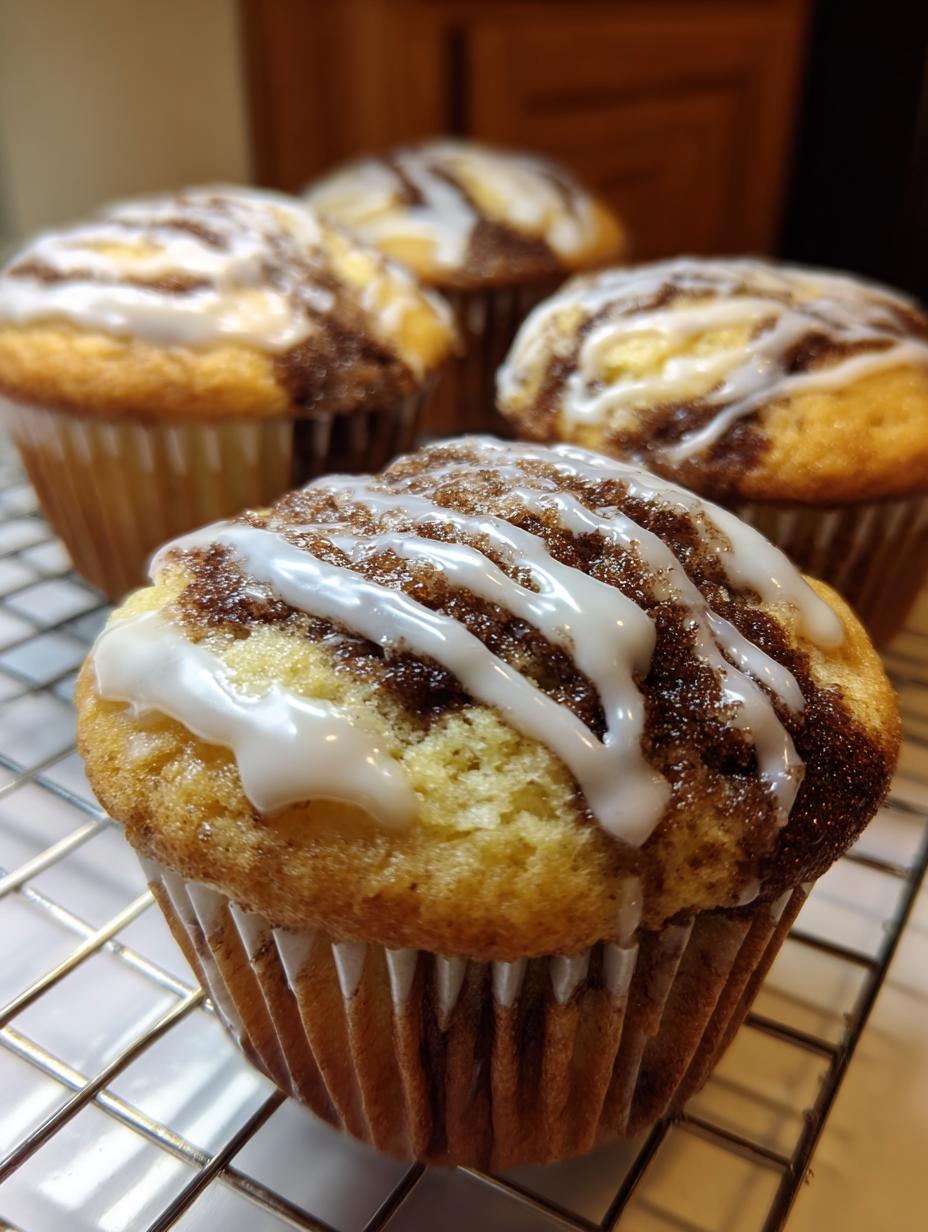 cinnamon roll cupcakes - detail 2