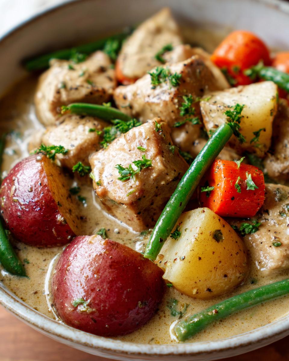 Amazing 1-Pot Creamy Chicken and Veggies 4 creamy chicken and veggies - detail 1