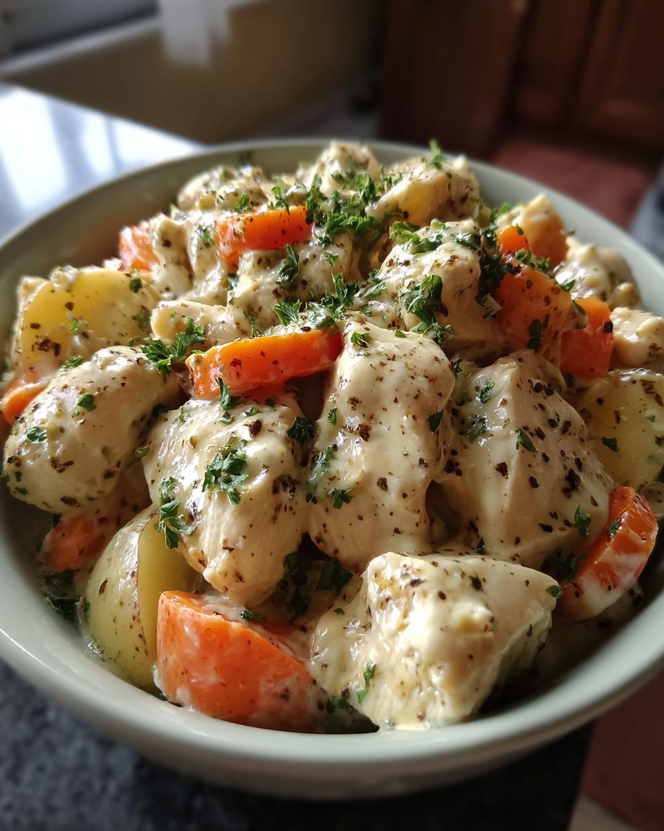 Amazing 1-Pot Creamy Chicken and Veggies 5 creamy chicken and veggies - detail 2