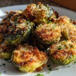 crispy Parmesan roasted Brussels sprouts