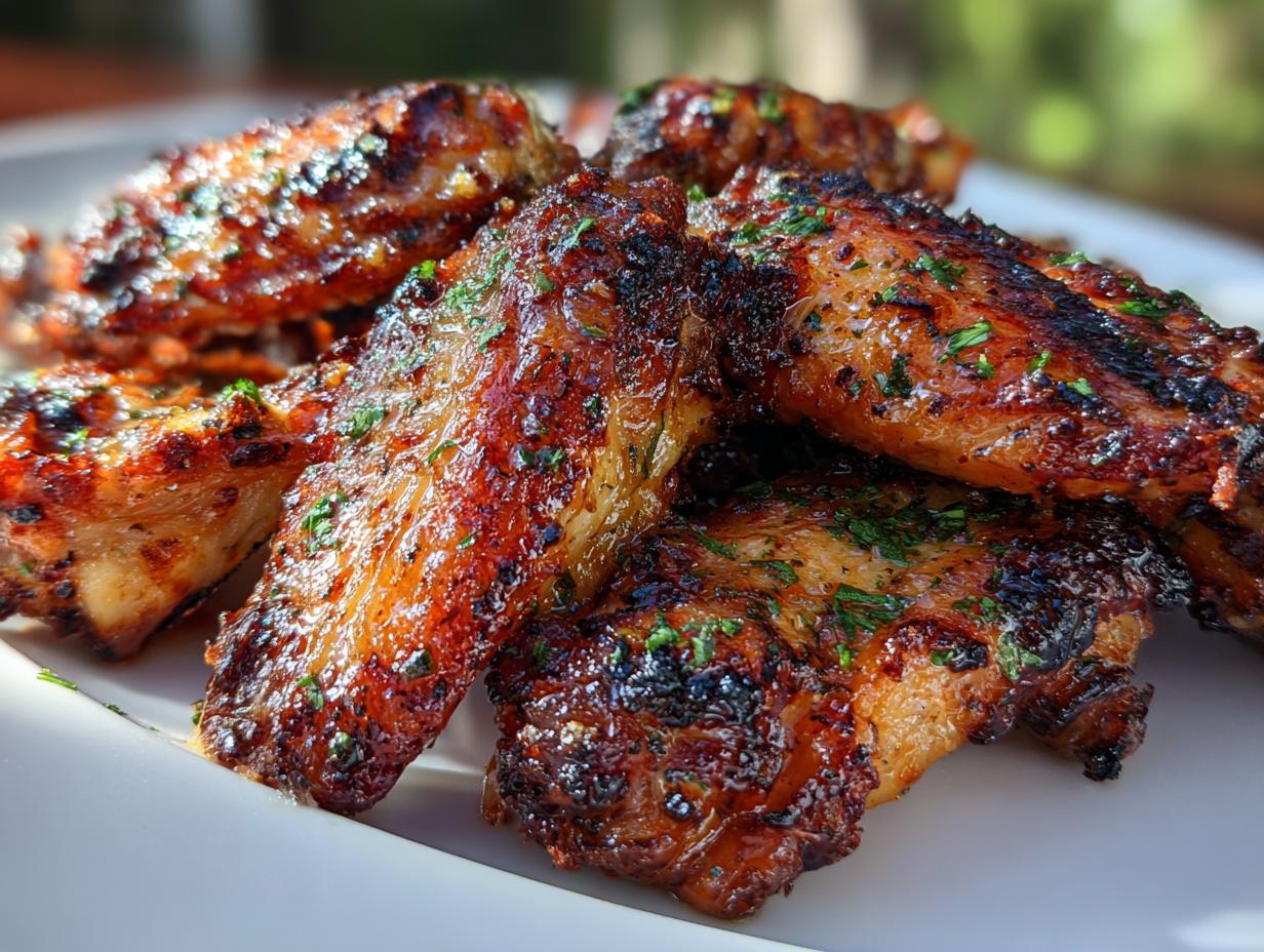 Amazing crispy baked chicken wings in 55 min