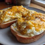 egg and cheese toast