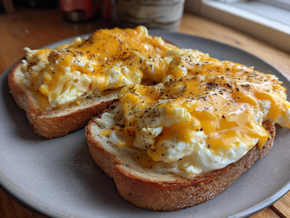 Make amazing egg and cheese toast in under 15 min