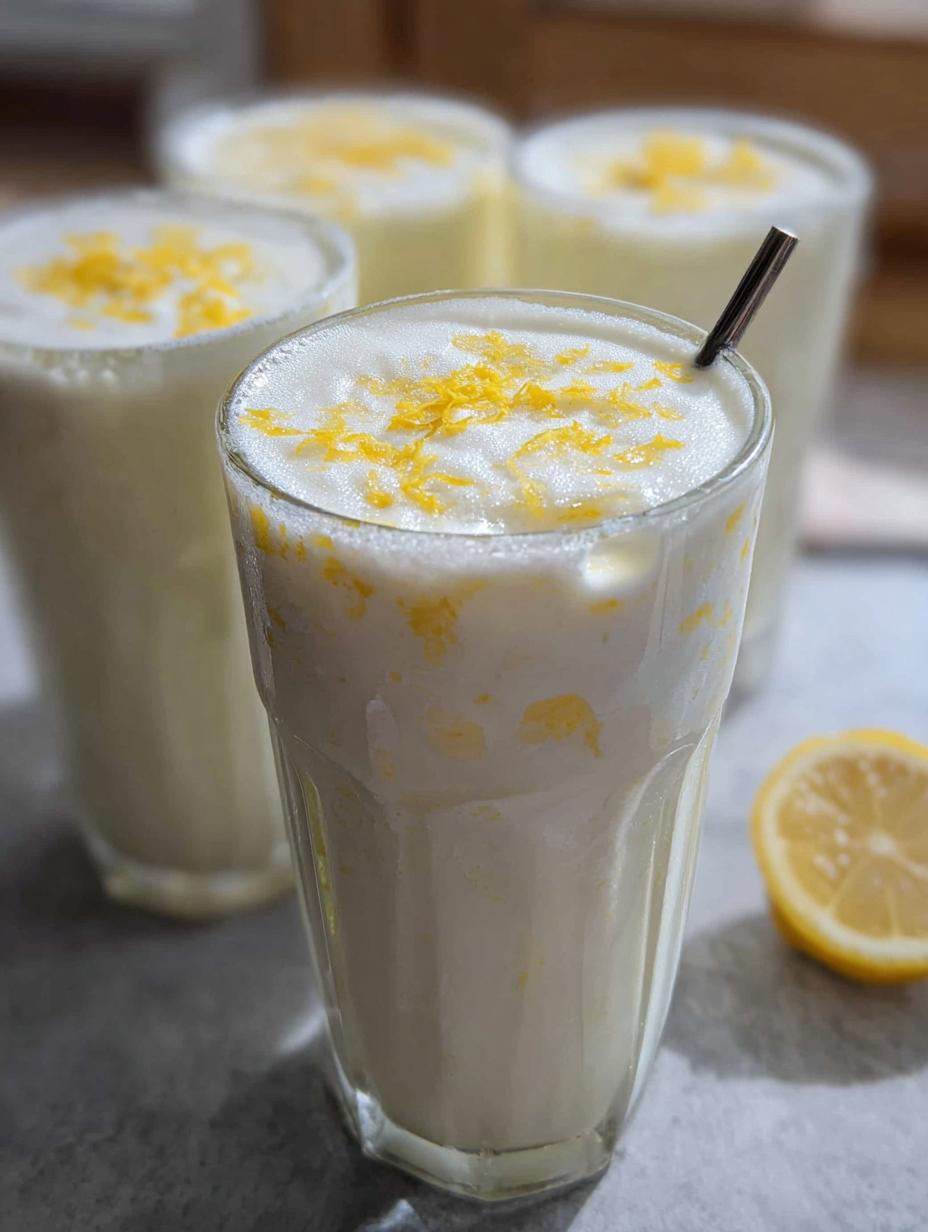 5 Minute Incredible Frosted Lemonade 5 frosted lemonade - detail 2