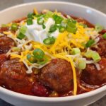 frozen meatball chili