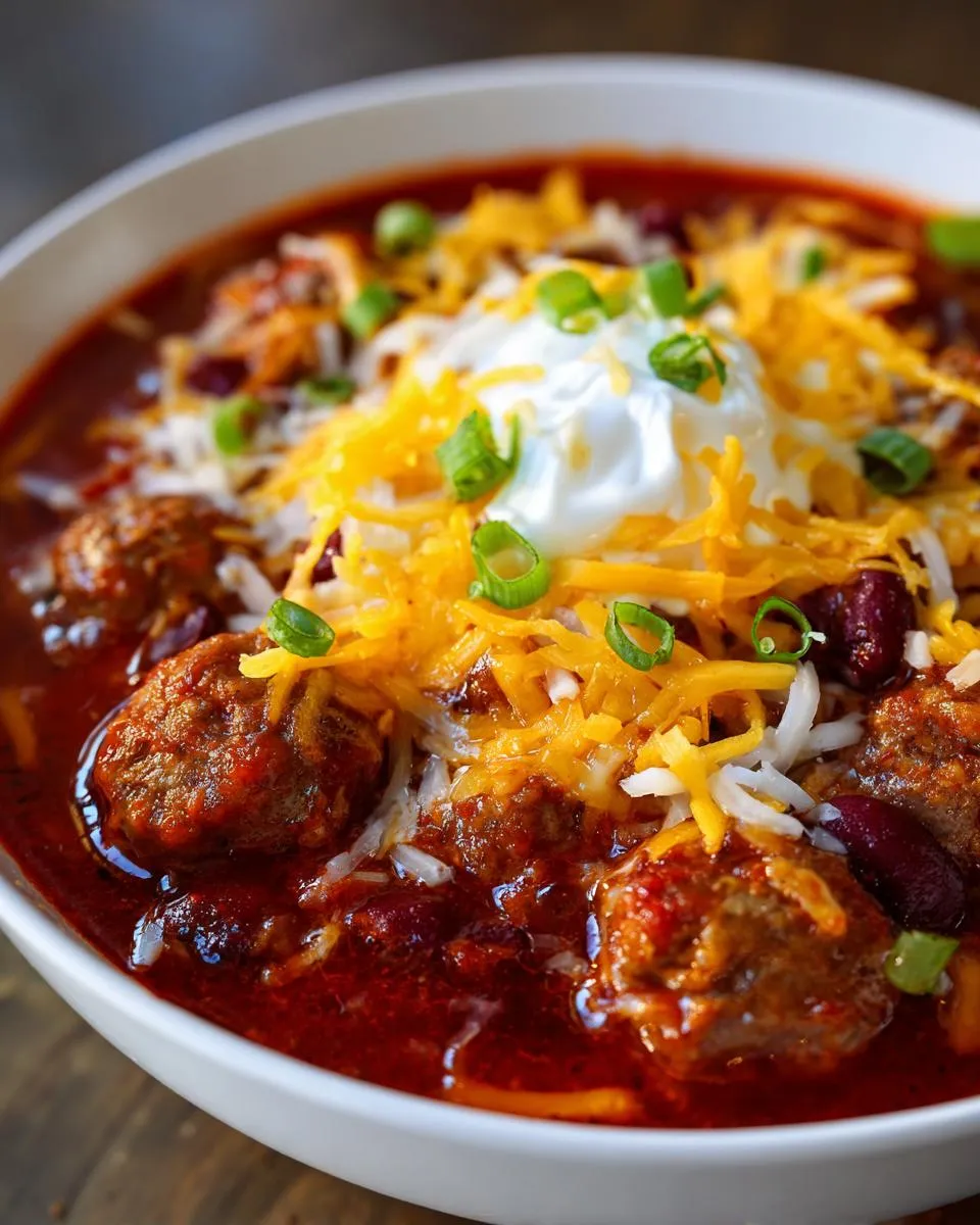 Amazing frozen meatball chili in 35 quick minutes 5 frozen meatball chili - detail 2