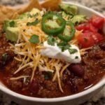 game day chili bar