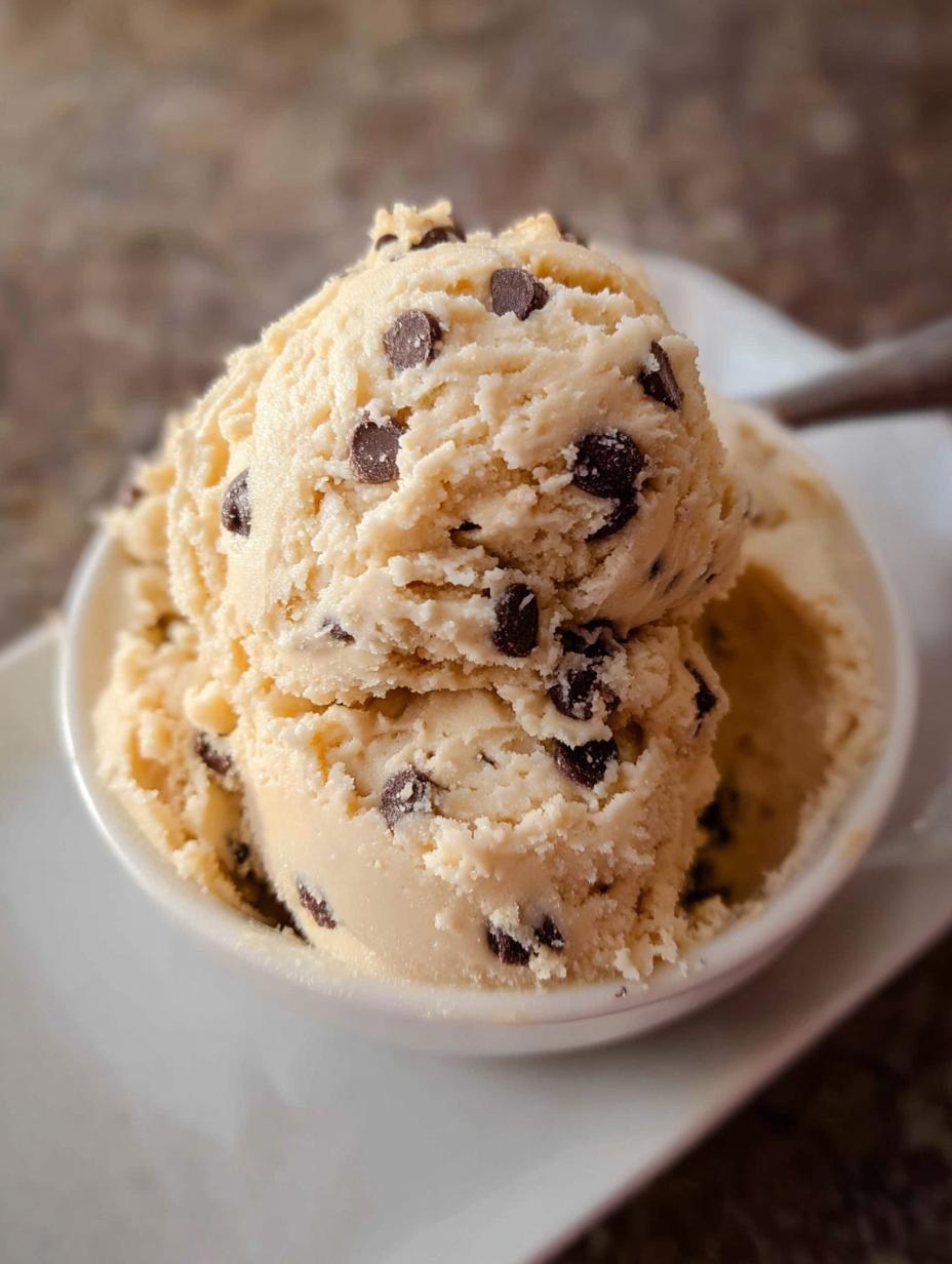 high protein cottage cheese cookie dough - detail 1