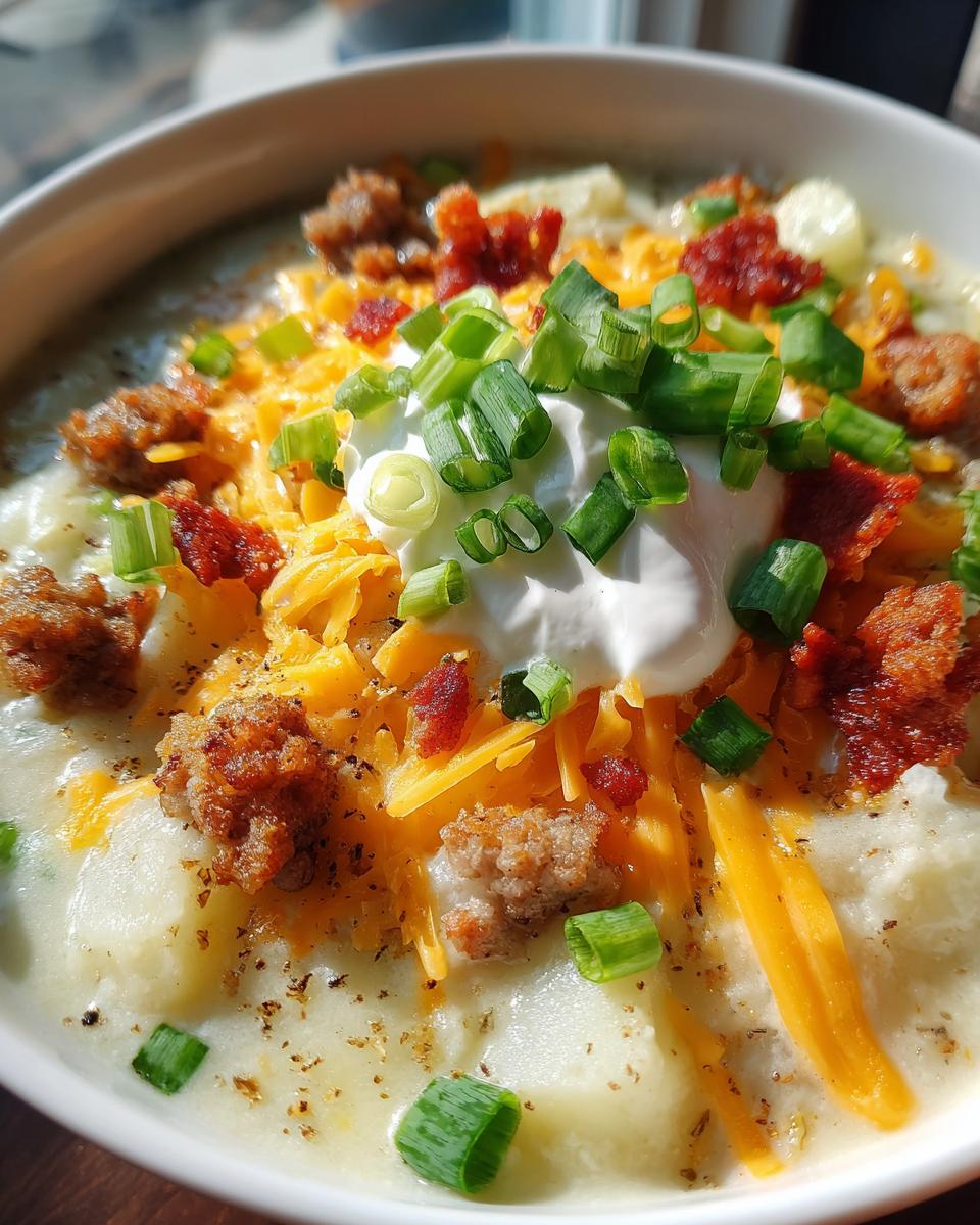 Amazing 30-Minute loaded baked potato soup 4 loaded baked potato soup - detail 1