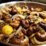 mushroom and onion skillet
