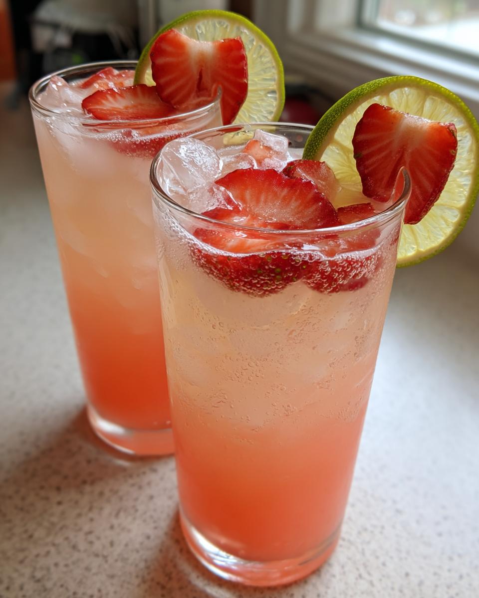 non alcoholic pink drink - detail 1