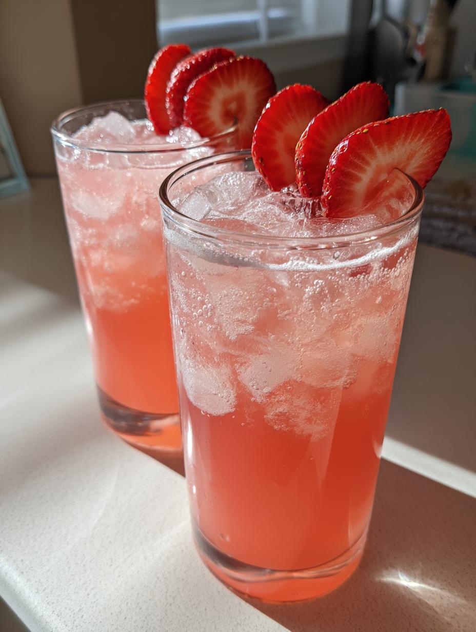 non alcoholic pink drink - detail 2