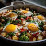 one-pan veggie egg meal