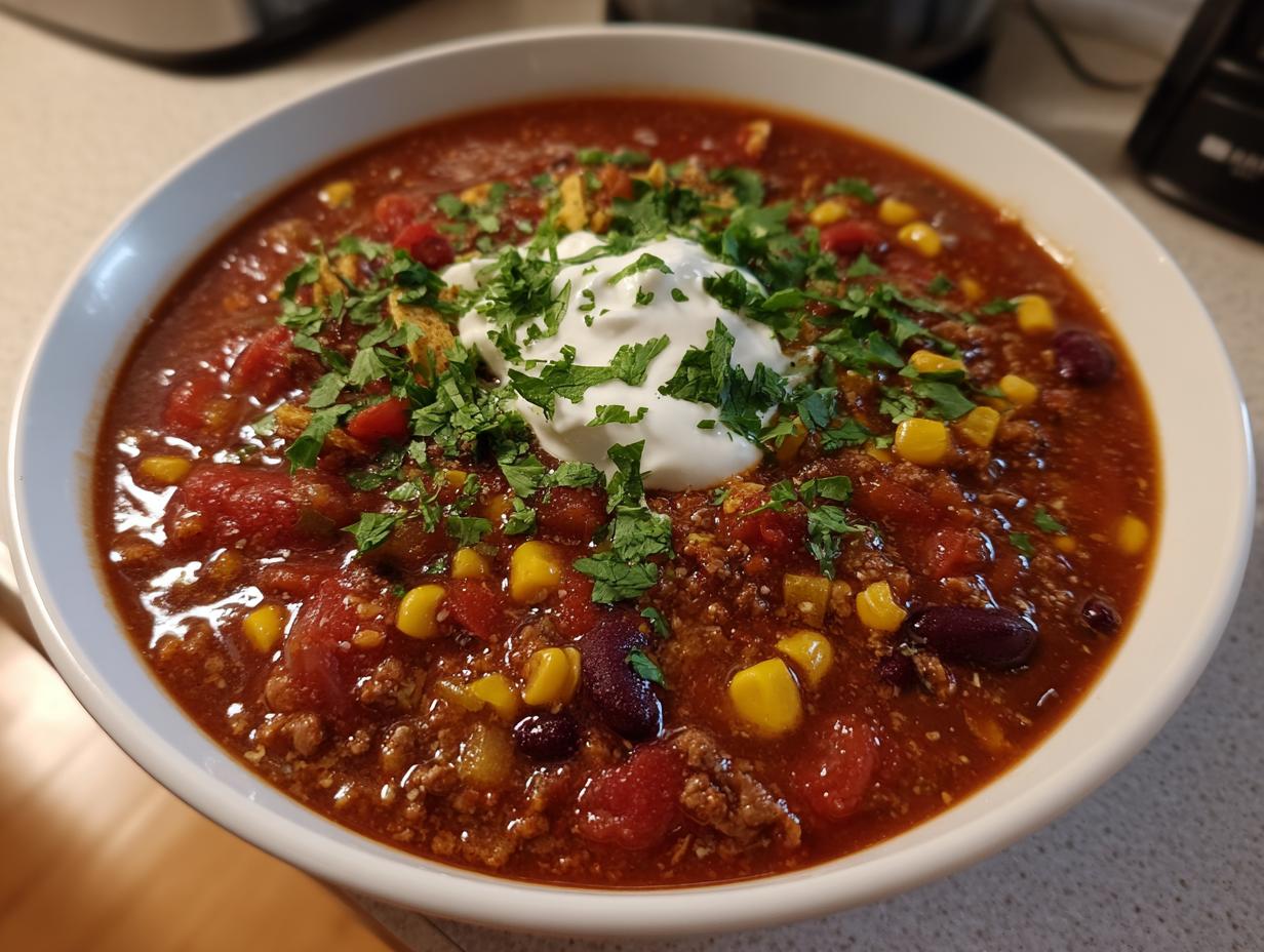 Amazing 15-min pantry taco soup secret