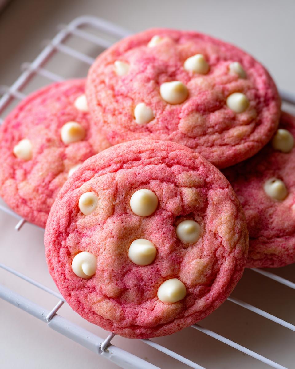 Astonishing 9-Minute pink white chocolate chip cookies 5 pink white chocolate chip cookies - detail 2