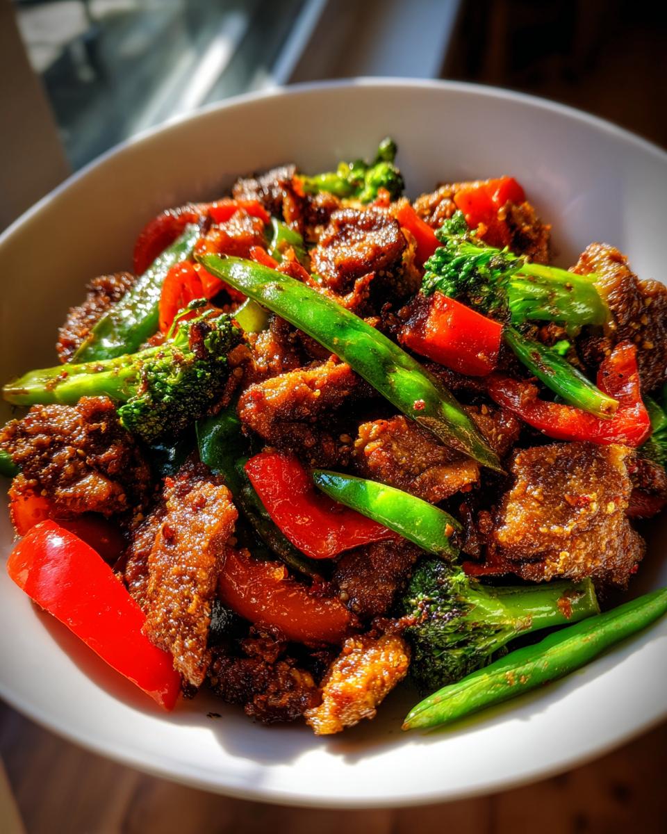 quick chicken stir-fry - detail 1