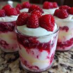 raspberry and cream dessert
