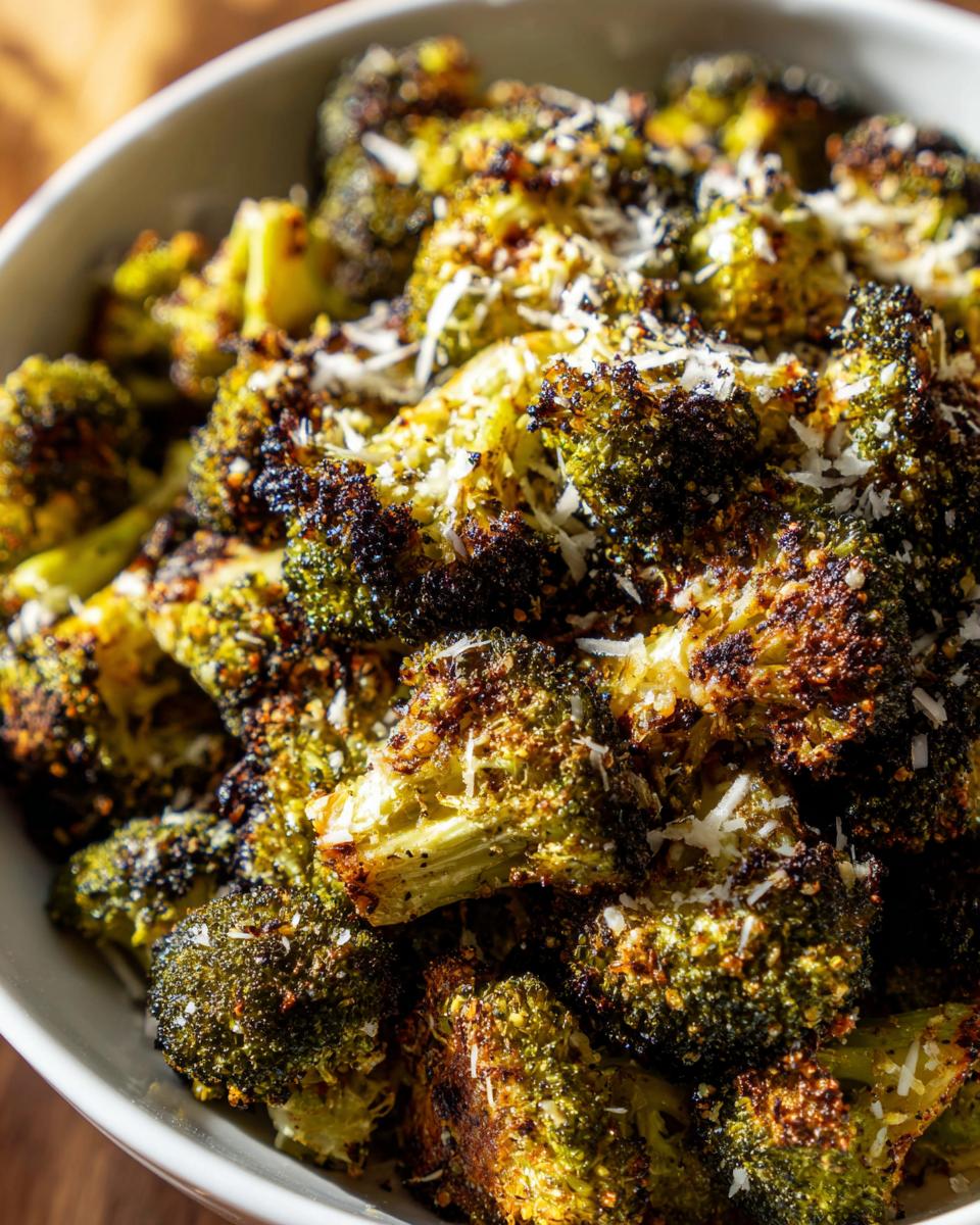 roasted broccoli - detail 1