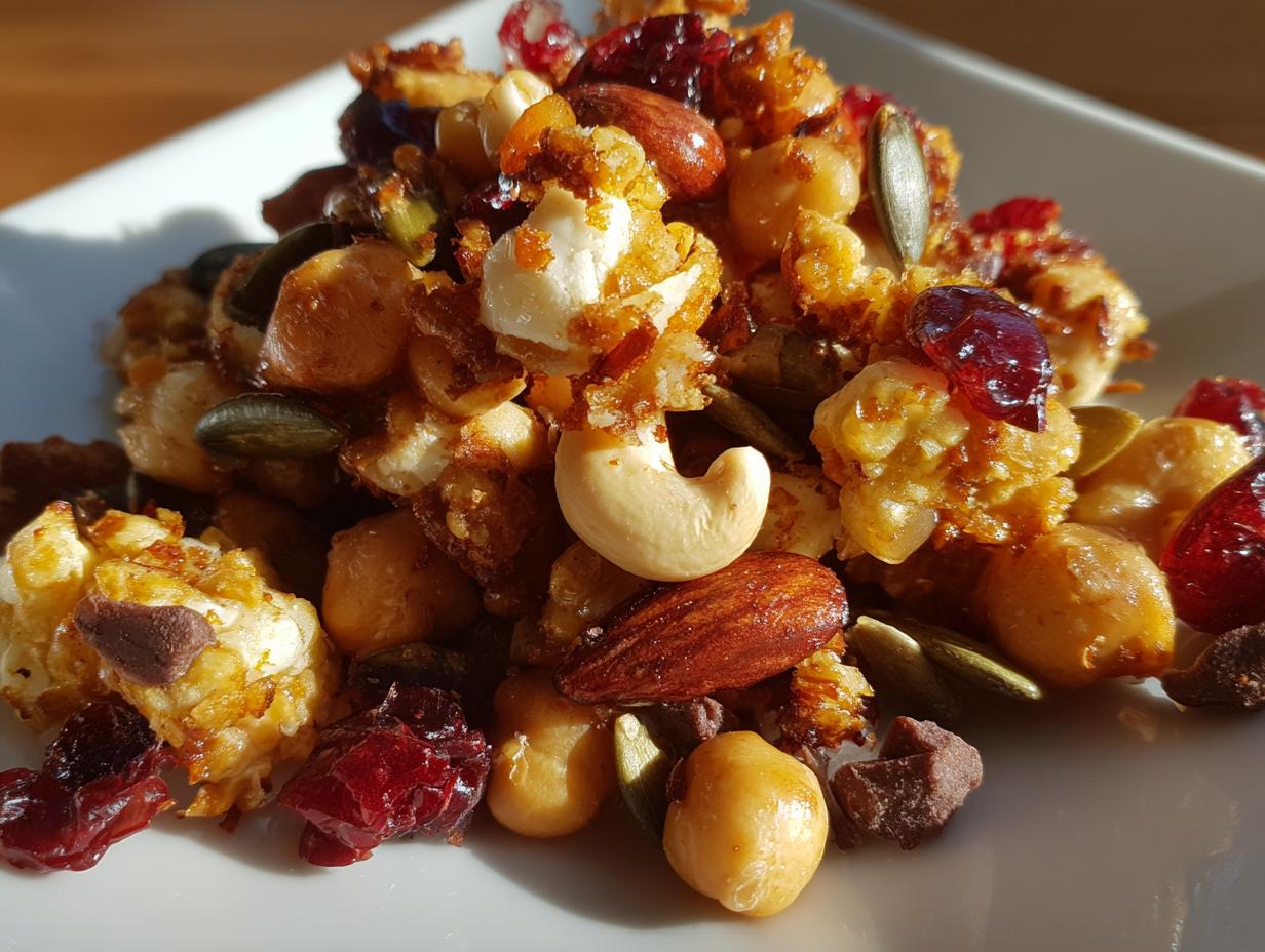Amazing 8-Minute Roasted Chickpea Nut Clusters