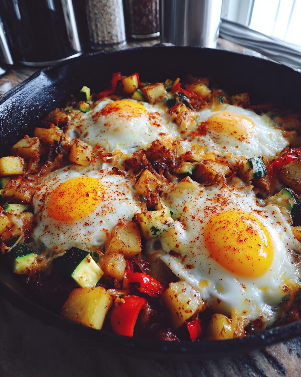 savory egg skillet meal - detail 1