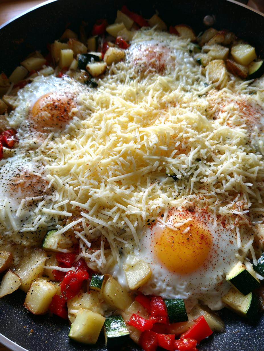 savory egg skillet meal - detail 2