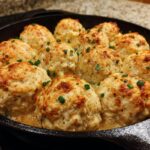 savory skillet dumplings